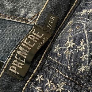 Premiere Denim by rue21 Dark Blue Straight Leg Jeans